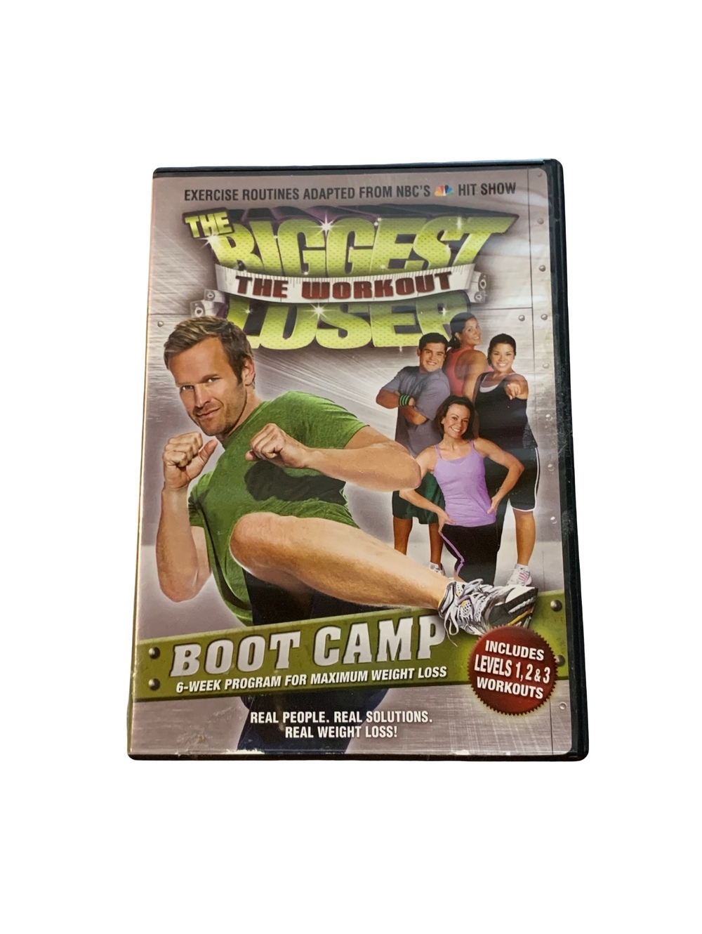 The Biggest Loser The Workout Boot Camp DVD 2008 Fitness 6-Week Levels 1-3